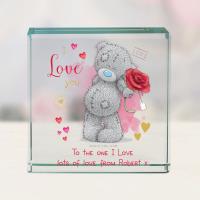 Personalised Me to You I Love You Glass Block Extra Image 2 Preview